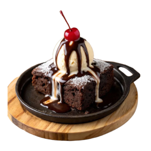 Brownie with Ice Cream